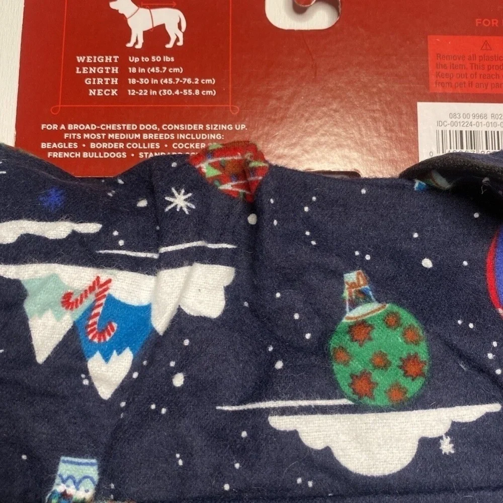 Target Wondershop Christmas Dog Pajamas Size Medium